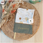 Protège carnet de santé personnalisé - Vert Happy Chouquettes