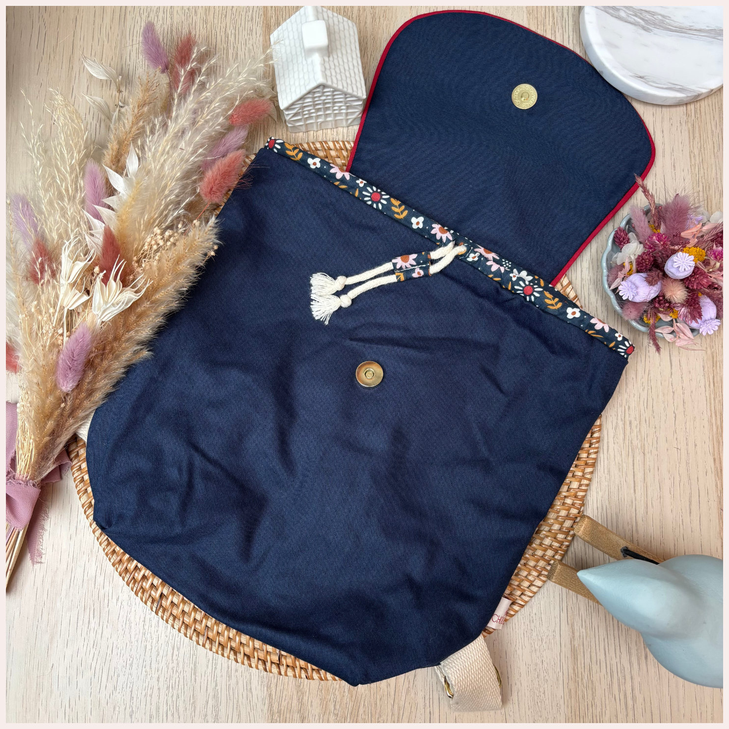 Sac à dos maternelle personnalisé - Marine Happy Chouquettes