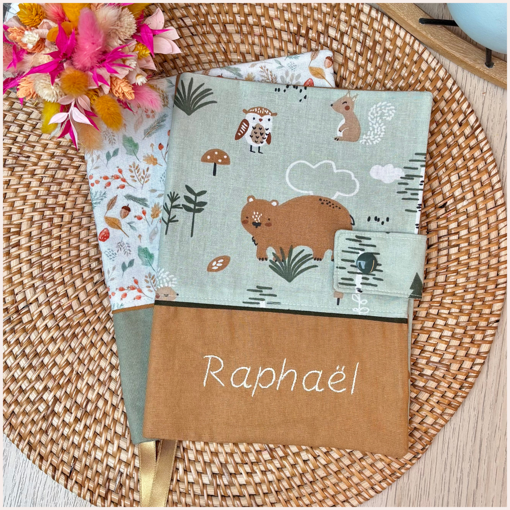 Protège carnet de santé personnalisé - Camel Happy Chouquettes