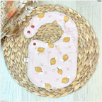 Semainier de bavoirs - Rose Happy Chouquettes