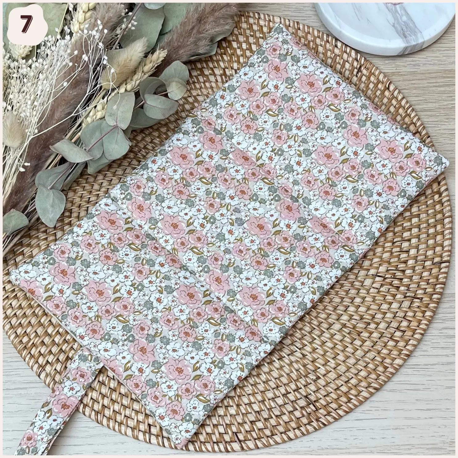 Pochette à bijoux fleurie Happy Chouquettes