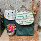 Sac à dos maternelle personnalisé - Vert Happy Chouquettes