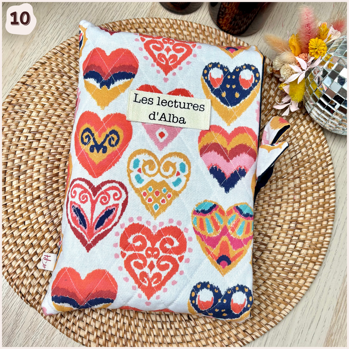 Pochette à livres personnalisée Happy Chouquettes