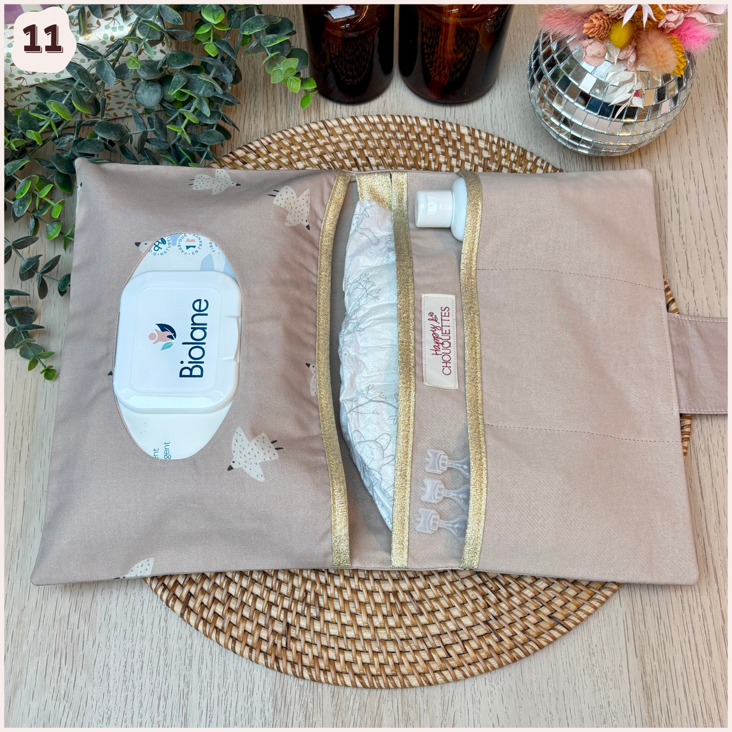 Pochette à langer Happy Chouquettes