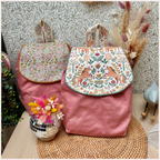 Sac à dos maternelle personnalisé - Rose Happy Chouquettes