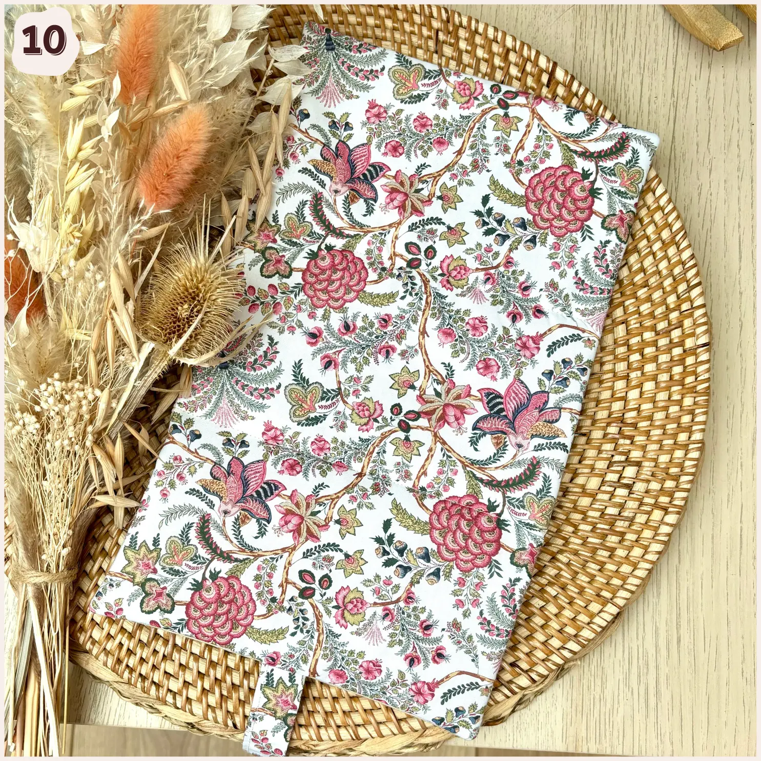 Pochette à bijoux fleurie Happy Chouquettes