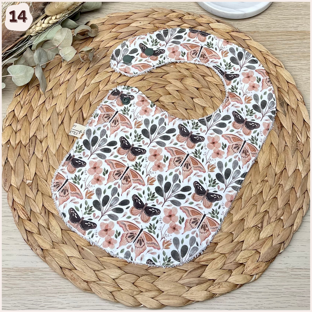 Bavoir à l'unité Happy Chouquettes