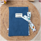 Pochette à livres velours personnalisée Happy Chouquettes