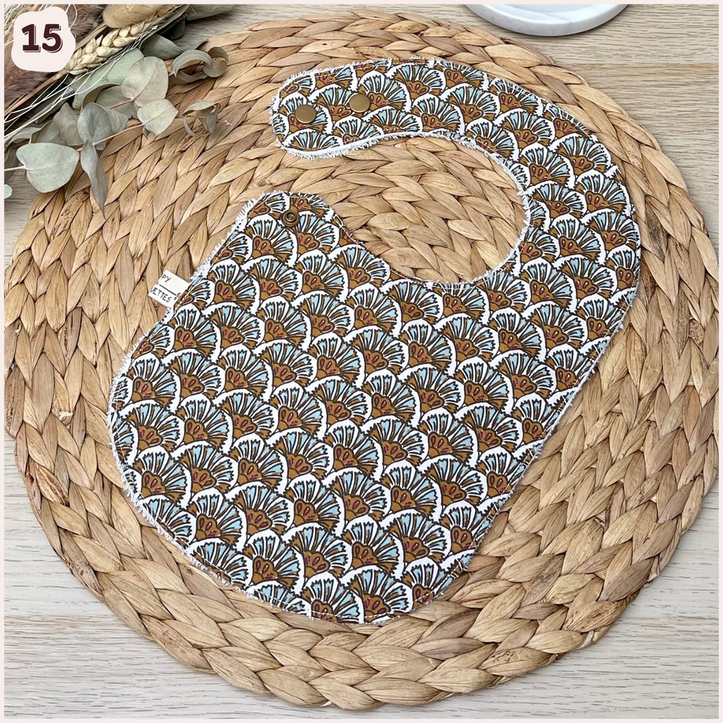 Bavoir à l'unité Happy Chouquettes