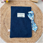 Pochette à livres velours personnalisée Happy Chouquettes