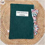 Pochette à livres velours personnalisée Happy Chouquettes