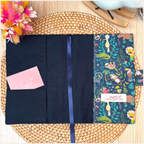 Protège carnet de santé personnalisé - Bleu Happy Chouquettes