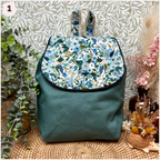 Sac à dos maternelle personnalisé - Vert Happy Chouquettes