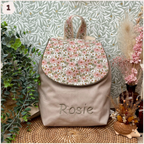 Sac à dos maternelle personnalisé - Beige Happy Chouquettes