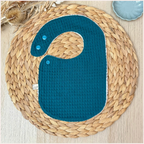 Semainier de bavoirs - Bleu Happy Chouquettes