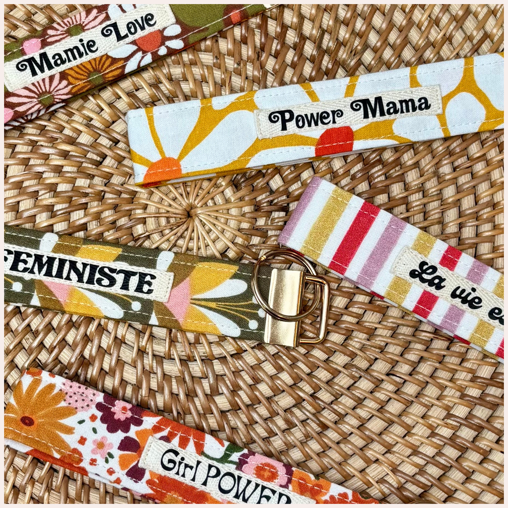 Porte-clés - Message personnalisé Happy Chouquettes