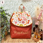 Sac à dos maternelle personnalisé - Terracotta Happy Chouquettes