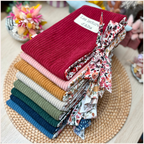 Pochette à livres velours personnalisée Happy Chouquettes