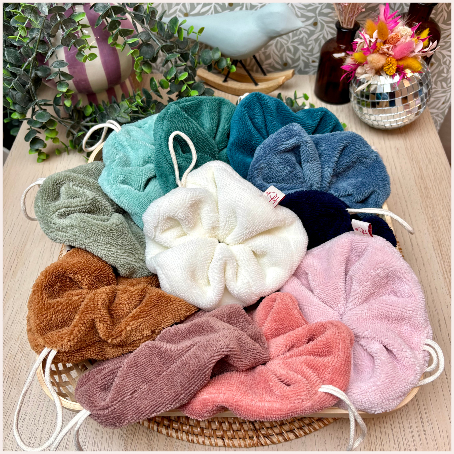 Fleur de douche lavable Happy Chouquettes