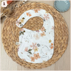 Bavoir à l'unité Happy Chouquettes