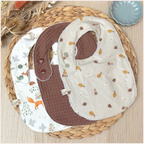 Semainier de bavoirs - Beige Happy Chouquettes