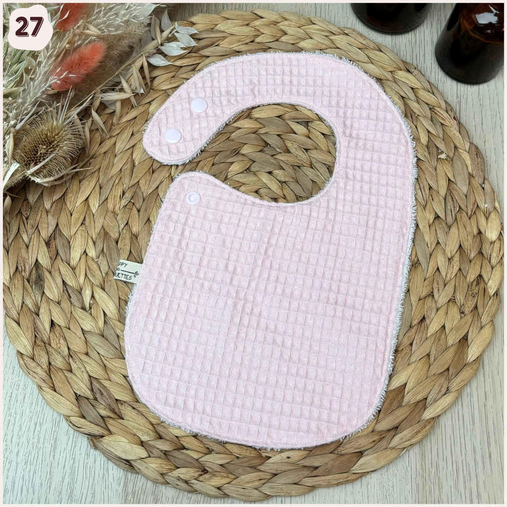 Bavoir à l'unité Happy Chouquettes