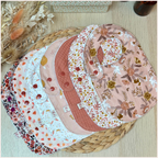 Semainier de bavoirs - Rose Happy Chouquettes