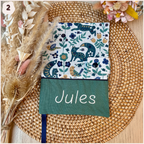 Protège carnet de santé personnalisé - Vert Happy Chouquettes