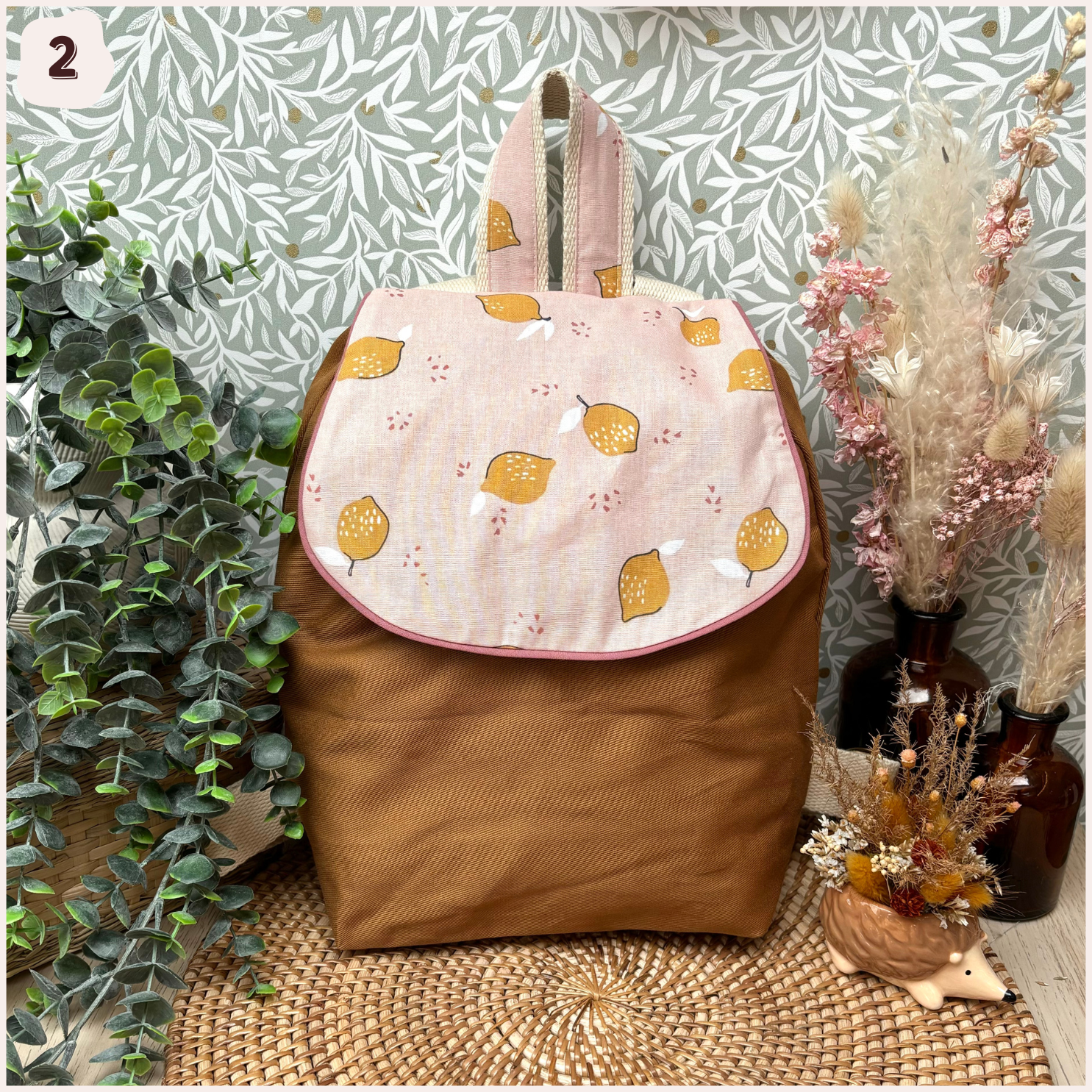 Sac à dos maternelle personnalisé - Camel Happy Chouquettes