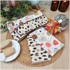 Duo beauté :  serviettes visage et bandeau démaquillant Happy Chouquettes