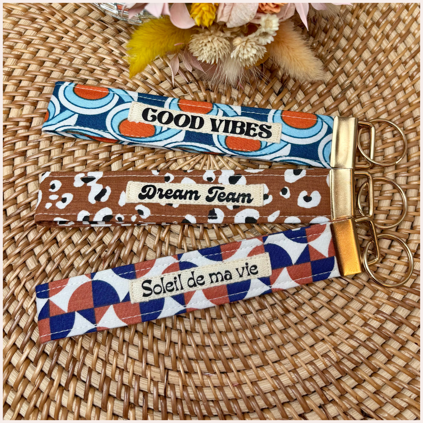 Porte-clés -  Message positif Happy Chouquettes