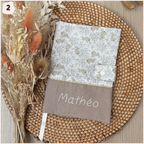 Protège carnet de santé - Beige Happy Chouquettes