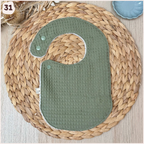 Bavoir à l'unité Happy Chouquettes