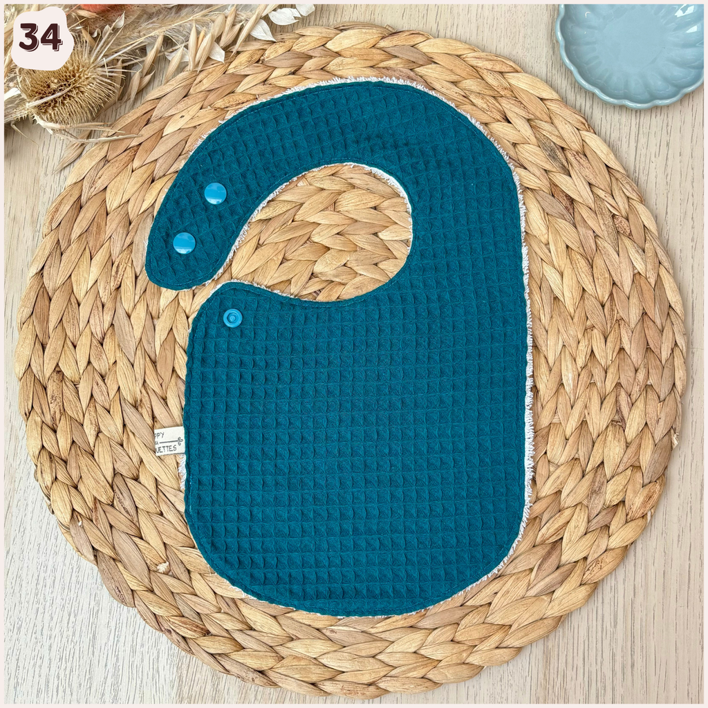 Bavoir à l'unité Happy Chouquettes