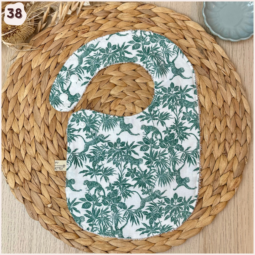 Bavoir à l'unité Happy Chouquettes