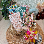 Pochette à bijoux fleurie Happy Chouquettes