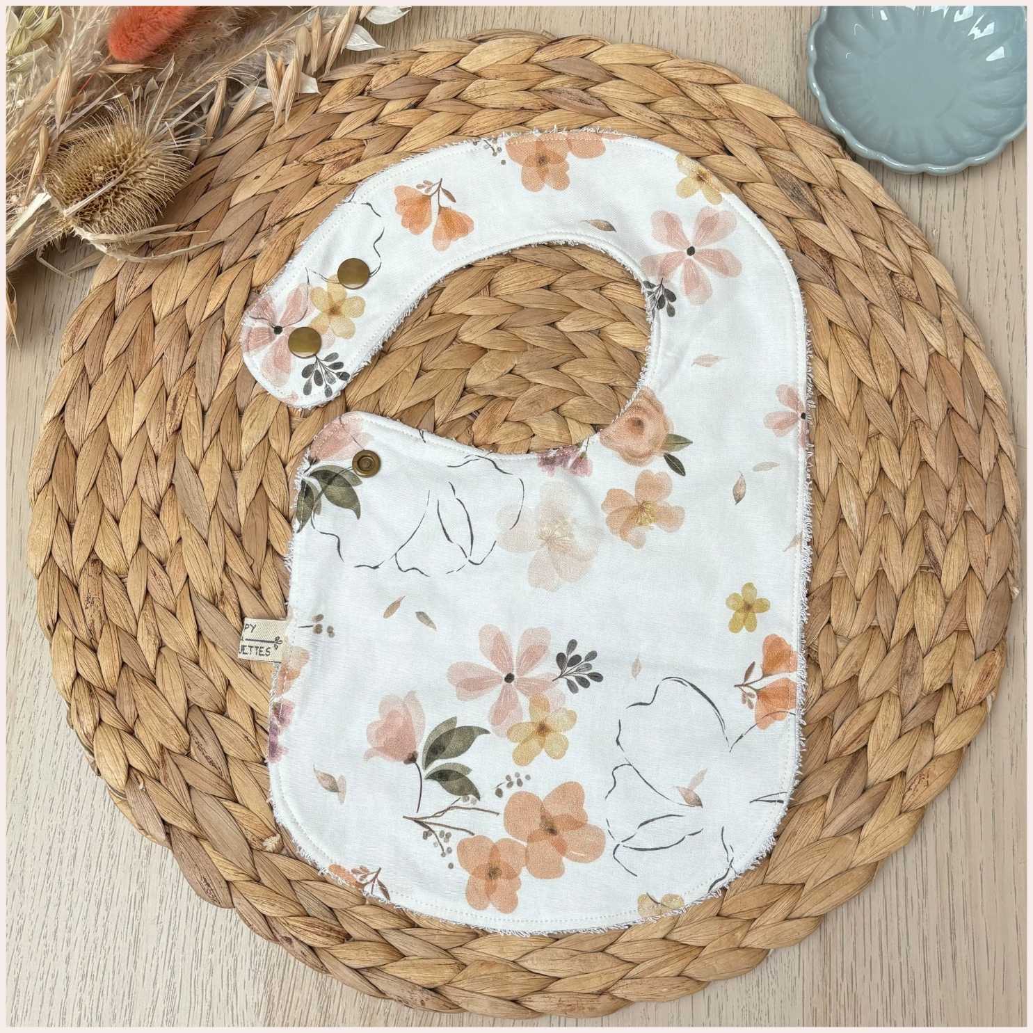 Semainier de bavoirs - Prune Happy Chouquettes