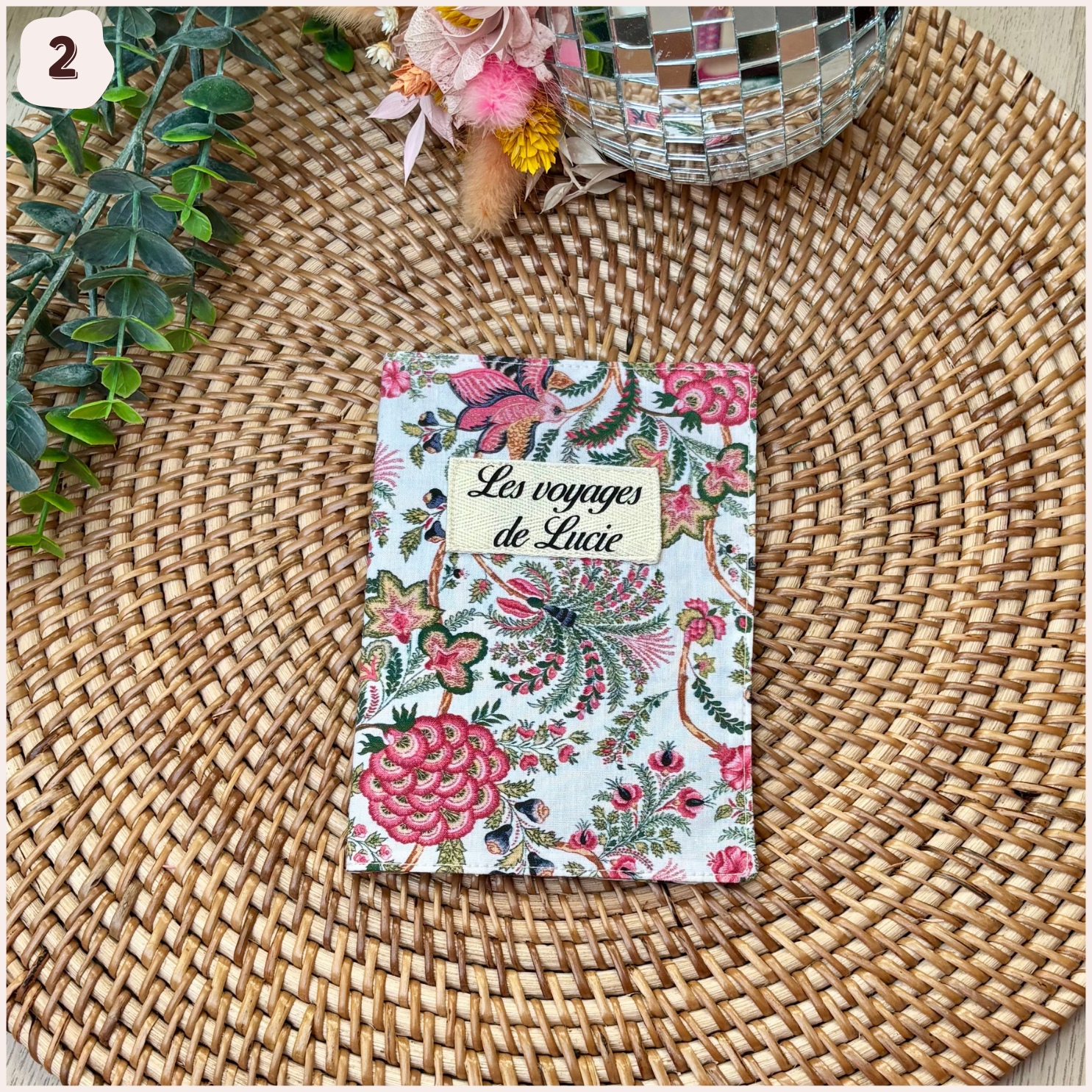 Protège passeport personnalisé Happy Chouquettes