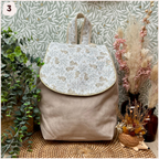 Sac à dos maternelle personnalisé - Beige Happy Chouquettes