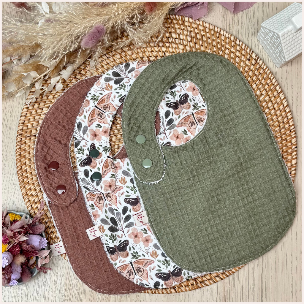 Bavoir à l'unité Happy Chouquettes