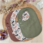 Bavoir à l'unité Happy Chouquettes