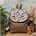 Sac à dos maternelle personnalisé - Taupe Happy Chouquettes