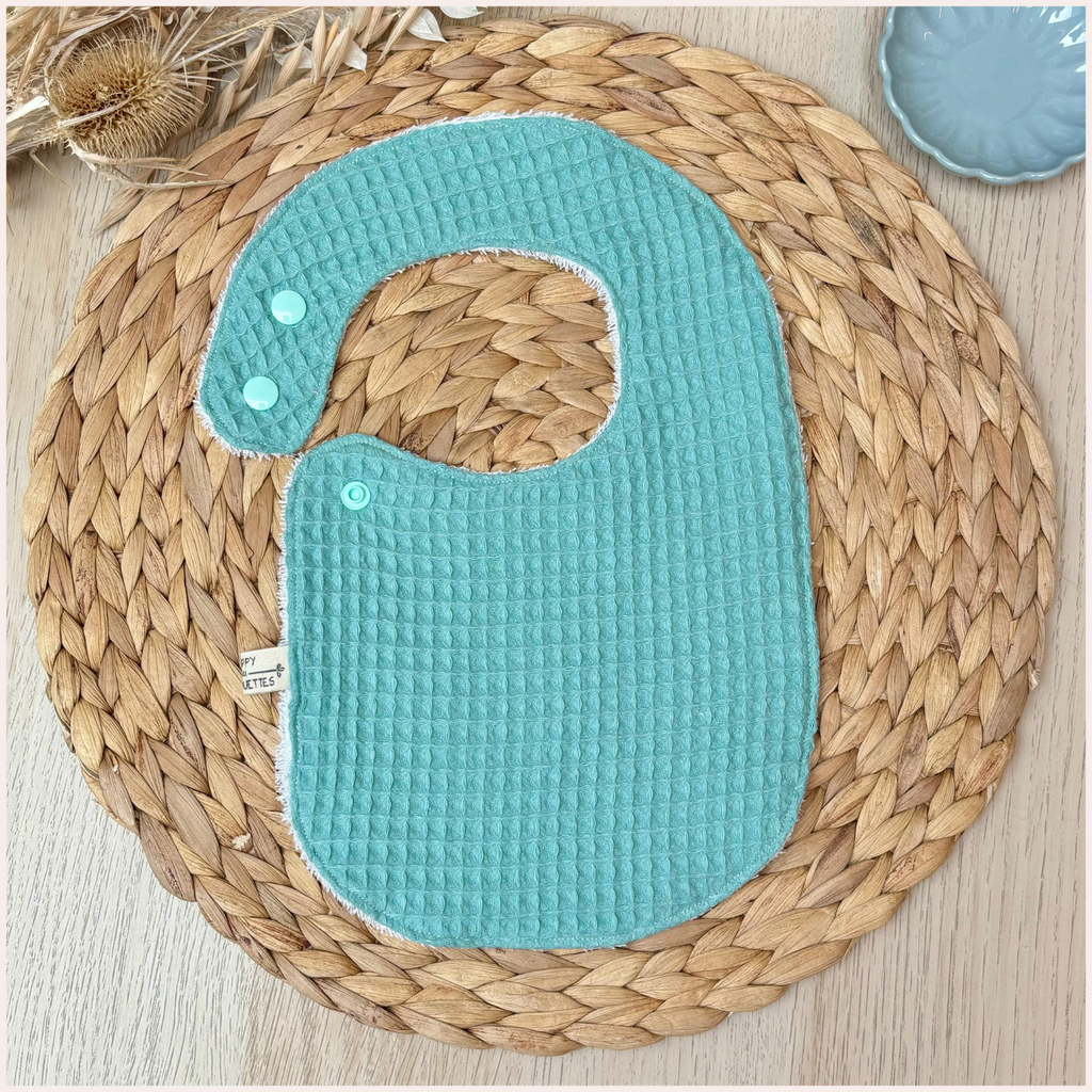 Semainier de bavoirs - Nid d'abeille Happy Chouquettes