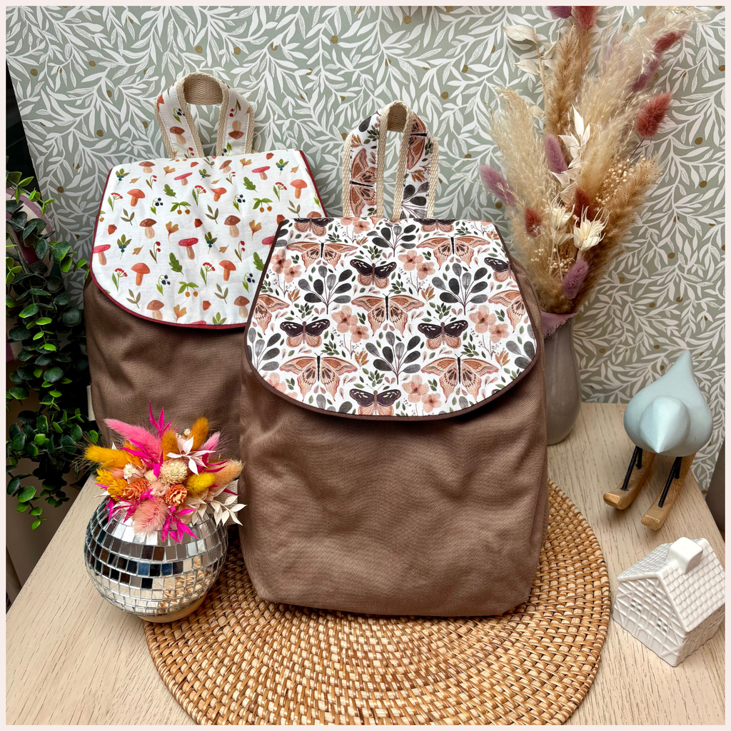 Sac à dos maternelle personnalisé - Taupe Happy Chouquettes