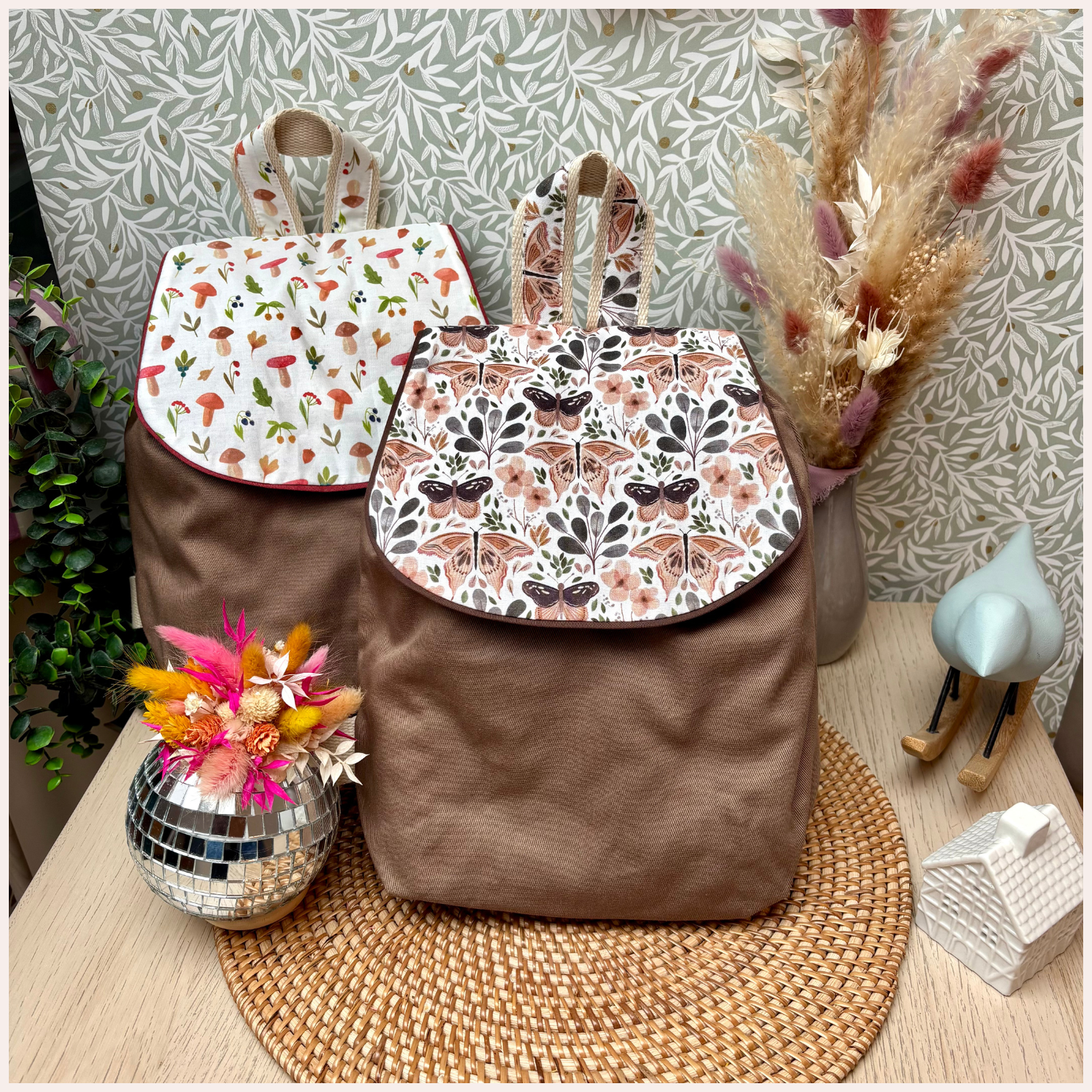 Sac à dos maternelle personnalisé - Taupe Happy Chouquettes