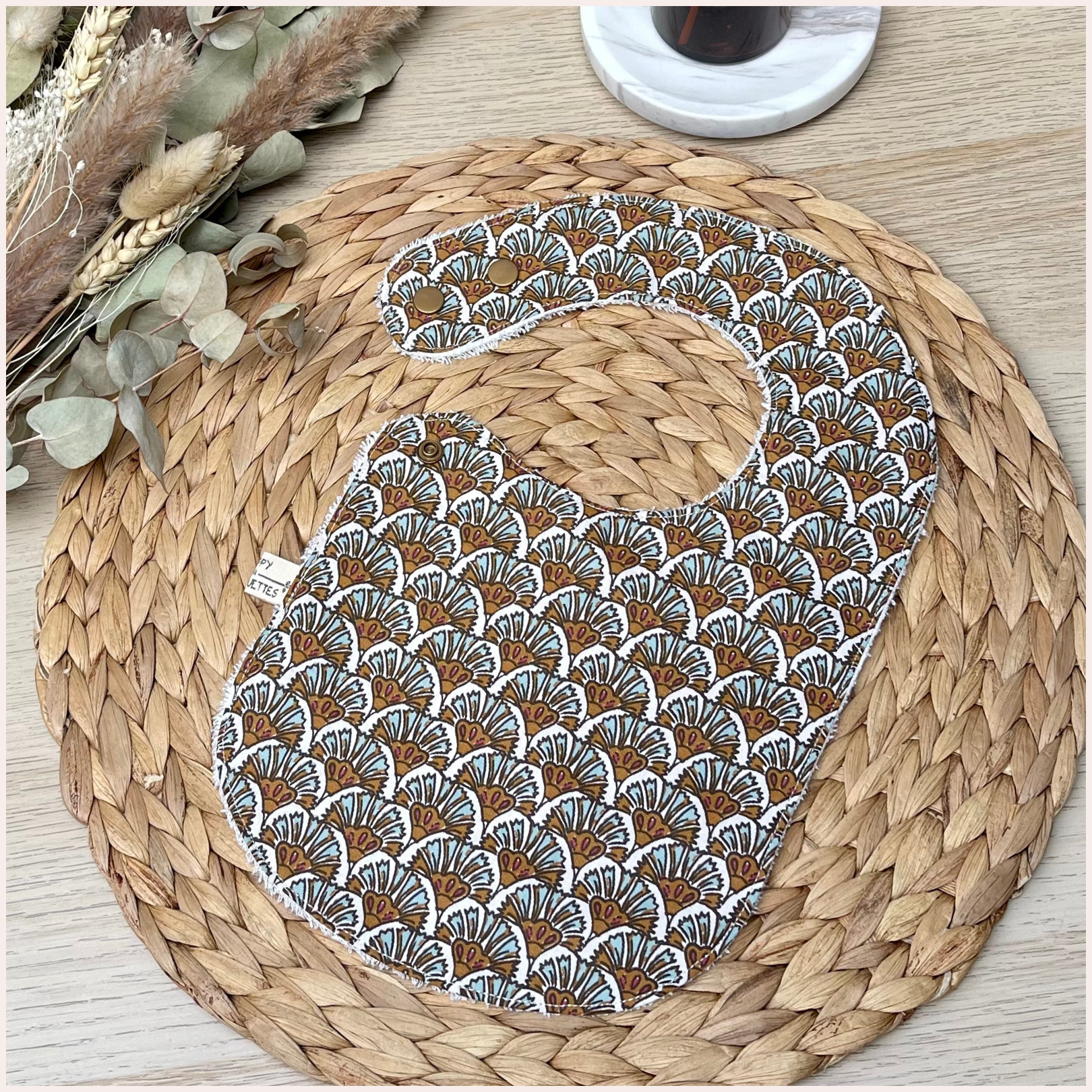 Semainier de bavoirs - Camel Happy Chouquettes