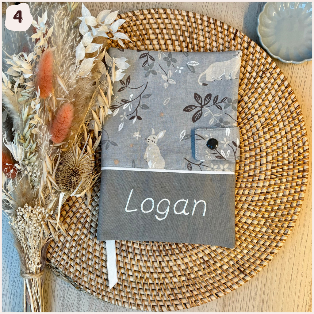 Protège carnet de santé - Beige Happy Chouquettes