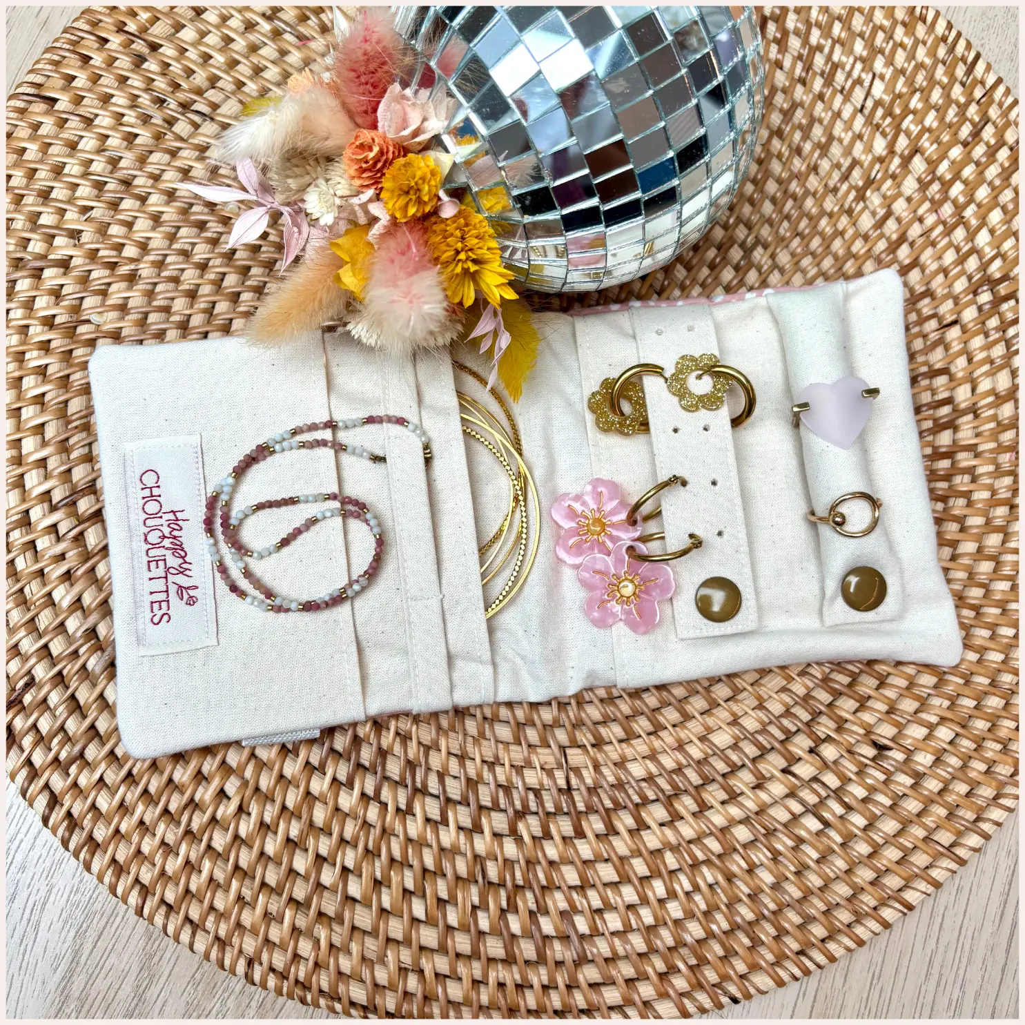 Mini Pochette à bijoux Happy Chouquettes