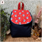 Sac à dos maternelle personnalisé - Marine Happy Chouquettes