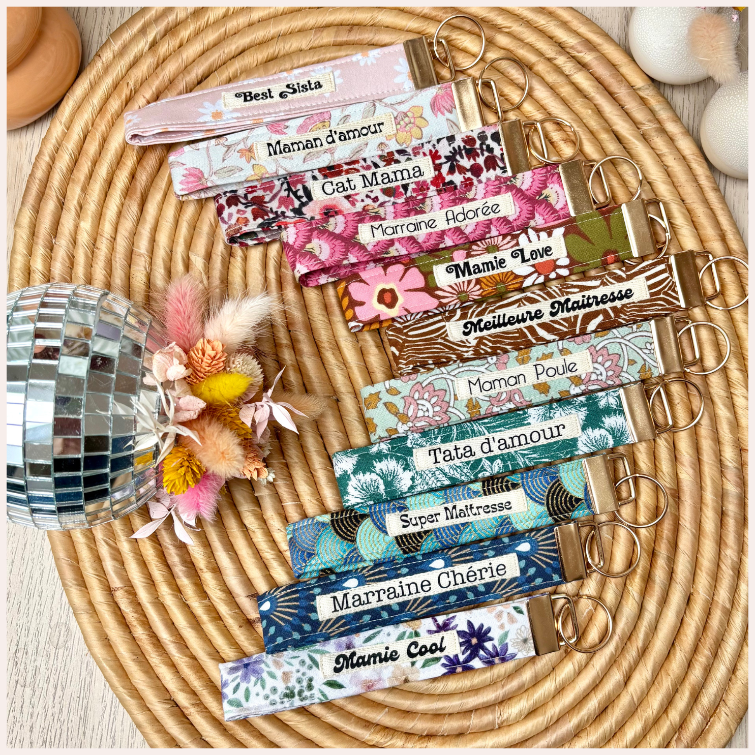 Porte-clés - Famille Happy Chouquettes